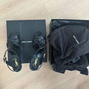 Saint Laurent Tribute Platform Sandals